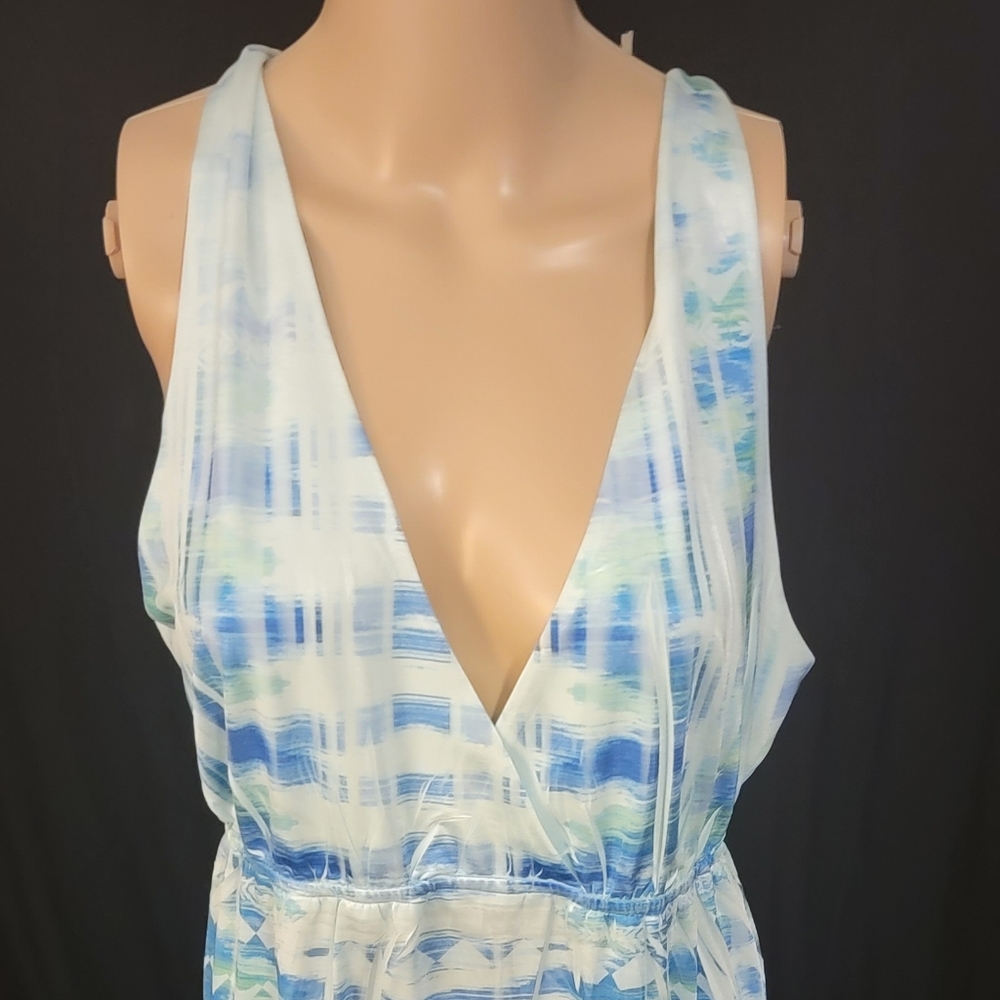 Light stretch dress, satin feel fabric